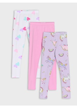 Sinsay - Legginsy 3 pack - wielobarwny - id: 685FV-MLC - marki Sinsay - 184862597 Sinsay - Legginsy 3 pack - wielobarwny ze sklepu Sinsay w kategorii Spodnie dziewczęce - zdjęcie 184862597