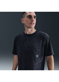 Męska koszulka treningowa z krótkim rękawem Dri-FIT Nike Gym Heritage - Czerń ze sklepu Nike poland w kategorii T-shirty męskie - zdjęcie 184862747