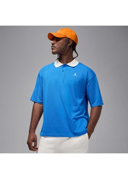 Męska koszulka polo Jordan Brooklyn - Niebieski ze sklepu Nike poland w kategorii T-shirty męskie - zdjęcie 184862755