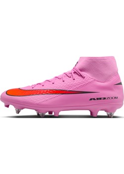 Korki piłkarskie typu high top SG-Pro Nike Mercurial Superfly 10 Academy - Różowy ze sklepu Nike poland w kategorii Buty sportowe męskie - zdjęcie 184862846