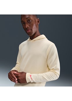 Męska bluza z kapturem do golfa Dri-FIT Nike Tour - Brązowy ze sklepu Nike poland w kategorii Bluzy męskie - zdjęcie 184862869