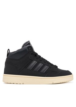 Sneakersy adidas Rapid Court Mid Winterized JR1027 Czarny ze sklepu eobuwie.pl w kategorii Buty sportowe dziecięce - zdjęcie 184863746