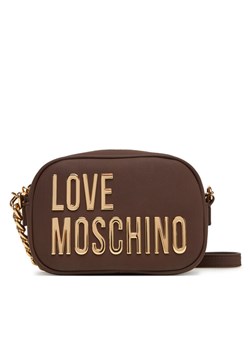 Torebka LOVE MOSCHINO JC4026PP1NKD0301 Brązowy ze sklepu eobuwie.pl w kategorii Listonoszki - zdjęcie 184863777