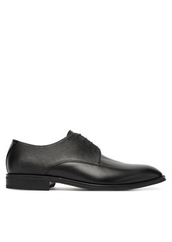 Półbuty BOSS Derrek 50547055 Czarny ze sklepu eobuwie.pl w kategorii Buty eleganckie męskie - zdjęcie 184863788