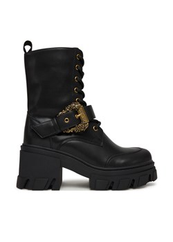 Botki Versace Jeans Couture 79VA3S86 71570 899 Czarny ze sklepu eobuwie.pl w kategorii Botki - zdjęcie 184866536