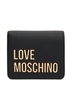 LOVE MOSCHINO Mały Portfel Damski JC5612PP1NKD0000 Czarny ze sklepu MODIVO w kategorii Portfele damskie - zdjęcie 184866766