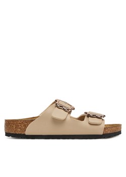 Birkenstock Klapki Arizona Flower Buckle Kids 1030419 S Beżowy ze sklepu MODIVO w kategorii Klapki dziecięce - zdjęcie 184866775