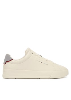 Tommy Hilfiger Sneakersy Th Court Detail Ess FM0FM05367 Écru ze sklepu MODIVO w kategorii Buty sportowe męskie - zdjęcie 184866869