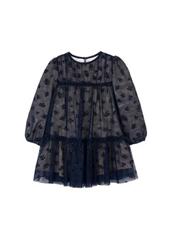Mayoral Sukienka elegancka 4919 Granatowy Regular Fit ze sklepu MODIVO w kategorii Sukienki dziewczęce - zdjęcie 184866886