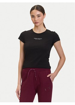 Armani Exchange T-Shirt XW001455 AF10356 UC001 Czarny Slim Fit ze sklepu MODIVO w kategorii Bluzki damskie - zdjęcie 184866966