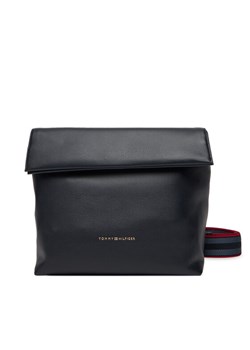 Tommy Hilfiger Torebka Th Logotape Med Crossover AW0AW17692 Granatowy ze sklepu MODIVO w kategorii Listonoszki - zdjęcie 184866985