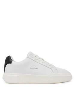 Calvin Klein Sneakersy Chunky Cupsole Laceup Lth YM0YM01344 Biały ze sklepu MODIVO w kategorii Buty sportowe męskie - zdjęcie 184867008