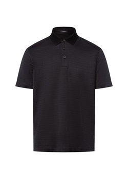 BOSS Męska koszulka polo - Parris Mężczyźni Bawełna antracytowy wzorzysty ze sklepu vangraaf w kategorii T-shirty męskie - zdjęcie 184868385