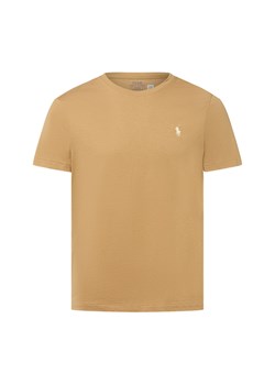 Polo Ralph Lauren Koszulka męska Mężczyźni Bawełna beżowy jednolity ze sklepu vangraaf w kategorii T-shirty męskie - zdjęcie 184868389