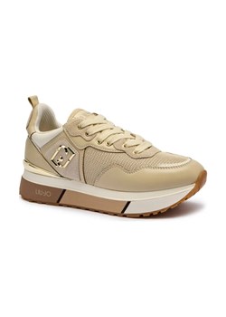 Liu Jo Skórzane sneakersy MAXI WONDER 01 ze sklepu Gomez Fashion Store w kategorii Buty sportowe damskie - zdjęcie 184868407