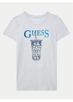 Guess T-Shirt J5GI08 K6YW4 Błękitny Regular Fit ze sklepu MODIVO w kategorii T-shirty chłopięce - zdjęcie 184869528