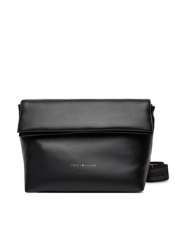 Tommy Hilfiger Torebka Th Logotape AW0AW17692 Czarny ze sklepu MODIVO w kategorii Listonoszki - zdjęcie 184869568