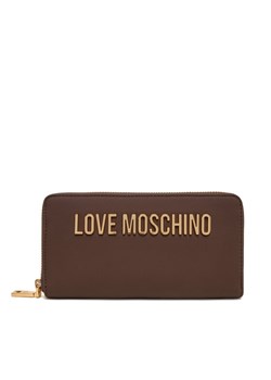 LOVE MOSCHINO Duży Portfel Damski JC5611PP1NKD0301 Brązowy ze sklepu MODIVO w kategorii Portfele damskie - zdjęcie 184869618