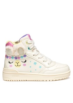 Sneakersy Geox J Washiba J56HXE 0BCKN C1M0G S Biały ze sklepu eobuwie.pl w kategorii Buty sportowe dziecięce - zdjęcie 184871188