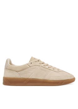 Sneakersy BOSS Brenta 50547825 Beżowy ze sklepu eobuwie.pl w kategorii Buty sportowe damskie - zdjęcie 184871298