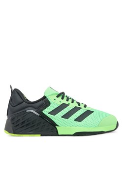 Buty na siłownię adidas Dropset 3 strength training JR1668 Zielony ze sklepu eobuwie.pl w kategorii Buty sportowe męskie - zdjęcie 184871426