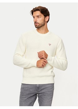 Guess Jeans Sweter M4BR30 Z3HM1 Écru Regular Fit - id: 0000304234255 - marki Guess - 184875176 Guess Jeans Sweter M4BR30 Z3HM1 Écru Regular Fit ze sklepu MODIVO w kategorii Swetry męskie - zdjęcie 184875176