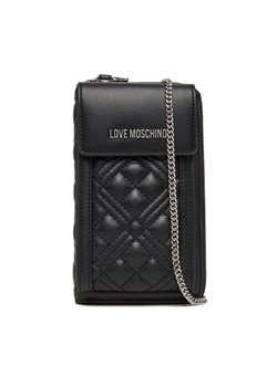 Torebka na telefon LOVE MOSCHINO JC5682PP1NLA000B Czarny ze sklepu eobuwie.pl w kategorii Etui - zdjęcie 184878226