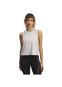 Damski top treningowy Under Armour UA Halo Vent SL - szary ze sklepu Sportstylestory.com w kategorii Kurtki damskie - zdjęcie 184879518