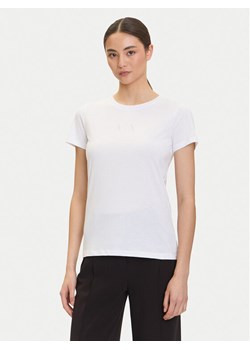 Armani Exchange T-Shirt XW001459 AF10356 U0002 Biały Regular Fit ze sklepu MODIVO w kategorii Bluzki damskie - zdjęcie 184879657