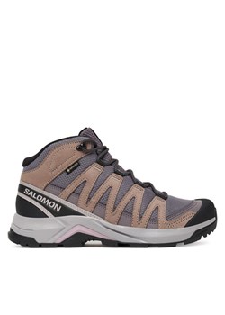 Salomon Trekkingi X-Adventure Recon Mid Gore-Tex L47753400 Fioletowy ze sklepu MODIVO w kategorii Buty trekkingowe damskie - zdjęcie 184879717