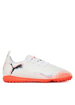 Buty do piłki nożnej Puma Future 8 Play Tt Jr 108626 01 Biały ze sklepu eobuwie.pl w kategorii Buty sportowe dziecięce - zdjęcie 184880489