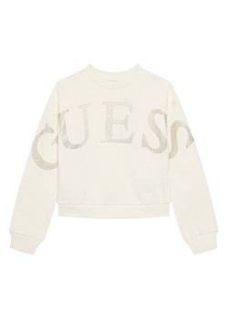 Guess Bluza J5YQ09 KAV34 Écru Regular Fit ze sklepu MODIVO w kategorii Swetry dziewczęce - zdjęcie 184881249