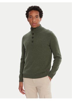 Barbour Sweter Patch Half Zip MKN0585OL51 Zielony Regular Fit ze sklepu MODIVO w kategorii Swetry męskie - zdjęcie 184881257