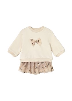 Mayoral Komplet bluza i spódniczka 2834 Beżowy Regular Fit ze sklepu MODIVO w kategorii Komplety niemowlęce - zdjęcie 184881316