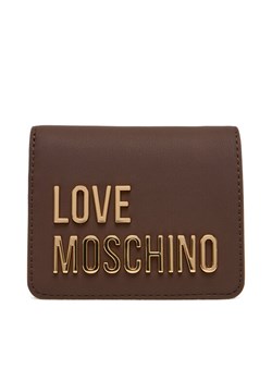 LOVE MOSCHINO Mały Portfel Damski JC5612PP1NKD0301 Brązowy ze sklepu MODIVO w kategorii Portfele damskie - zdjęcie 184881326