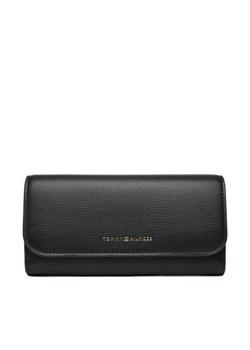 Tommy Hilfiger Duży Portfel Damski Th Flag Lrg Flap AW0AW17734 Czarny ze sklepu MODIVO w kategorii Portfele damskie - zdjęcie 184881328
