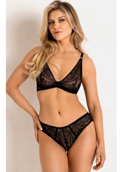 Biustonosz miękki soft bralette koronkowy czarny Fancy 19237, Kolor czarny, Rozmiar 65B, Mediolano ze sklepu Intymna w kategorii Biustonosze - zdjęcie 184881778