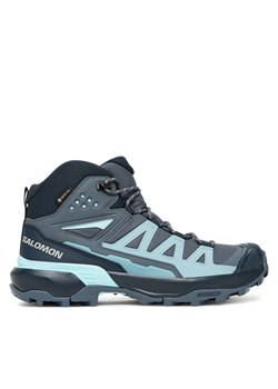 Trekkingi Salomon X Ultra 360 Mid Gore-Tex L47745100 Zielony ze sklepu eobuwie.pl w kategorii Buty trekkingowe damskie - zdjęcie 184882699