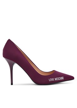 Szpilki LOVE MOSCHINO JA10299G1NIM055641 Bordowy ze sklepu eobuwie.pl w kategorii Czółenka - zdjęcie 184883756
