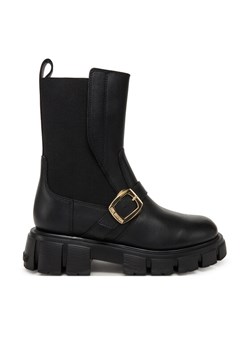 LOVE MOSCHINO Sztyblety JA24105G1NIA000036 Czarny ze sklepu MODIVO w kategorii Botki - zdjęcie 184884386