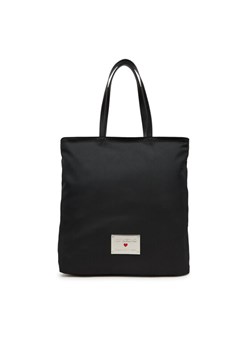 LOVE MOSCHINO Torebka JC4205PP1NLN100A Czarny ze sklepu MODIVO w kategorii Torby Shopper bag - zdjęcie 184884447