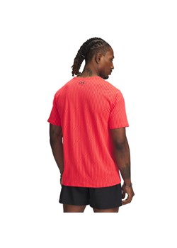 Męska koszulka treningowa Under Armour UA Tech Vent Jacquard - czerwony ze sklepu Sportstylestory.com w kategorii T-shirty męskie - zdjęcie 184885126