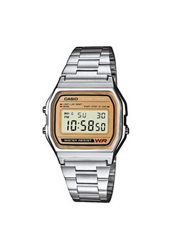 Casio Zegarek Vintage A158WEA-9EF Srebrny ze sklepu MODIVO w kategorii Zegarki - zdjęcie 184886666