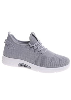 Wsuwane męskie szare buty sportowe /D9-1 17799 GF285 +H2/ ze sklepu Pantofelek24.pl w kategorii Buty sportowe męskie - zdjęcie 184886739