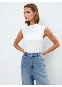 Mohito - Top bez rękawów - kremowy ze sklepu Mohito w kategorii Bluzki damskie - zdjęcie 184888937