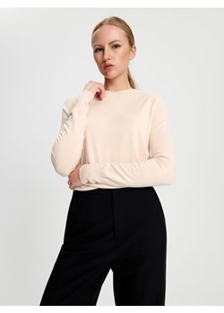 Sinsay - Sweter basic - kremowy ze sklepu Sinsay w kategorii Swetry damskie - zdjęcie 184890248