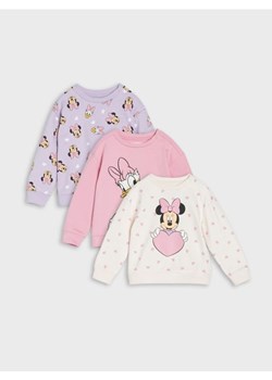 Sinsay - Bluzy 3 pack Minnie Mouse - kremowy - id: 589GK-01X - marki Sinsay - 184890277 Sinsay - Bluzy 3 pack Minnie Mouse - kremowy ze sklepu Sinsay w kategorii Bluzy dziewczęce - zdjęcie 184890277