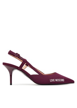 LOVE MOSCHINO Sandały JA10267G1NIMX55641 Bordowy ze sklepu MODIVO w kategorii Sandały damskie - zdjęcie 184890647