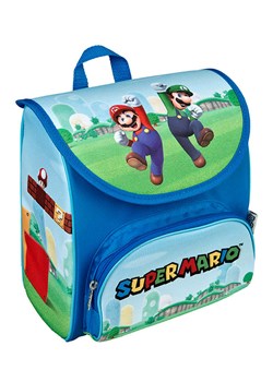 Super Mario Tornister &quot;Super Mario&quot; w kolorze niebieskim - 23 x 21 x 13 cm ze sklepu Limango Polska w kategorii Plecaki dla dzieci - zdjęcie 184891426