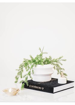 HouseVitamin Doniczka w kolorze białym - wys. 19 x Ø 13 cm ze sklepu Limango Polska w kategorii Doniczki i osłonki - zdjęcie 184891455